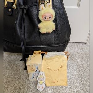 Labubu Yellow F Pin For Love